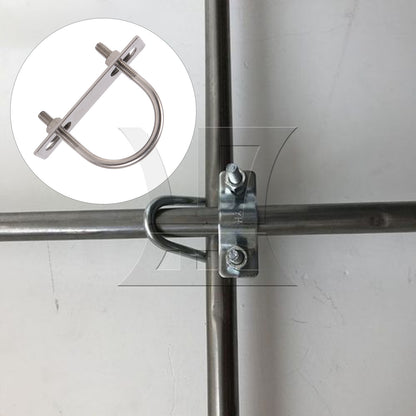 BQLZR Stainless Steel Boat Trailer U-Bolt Nut Set for Industrial Supplies M6x42mm