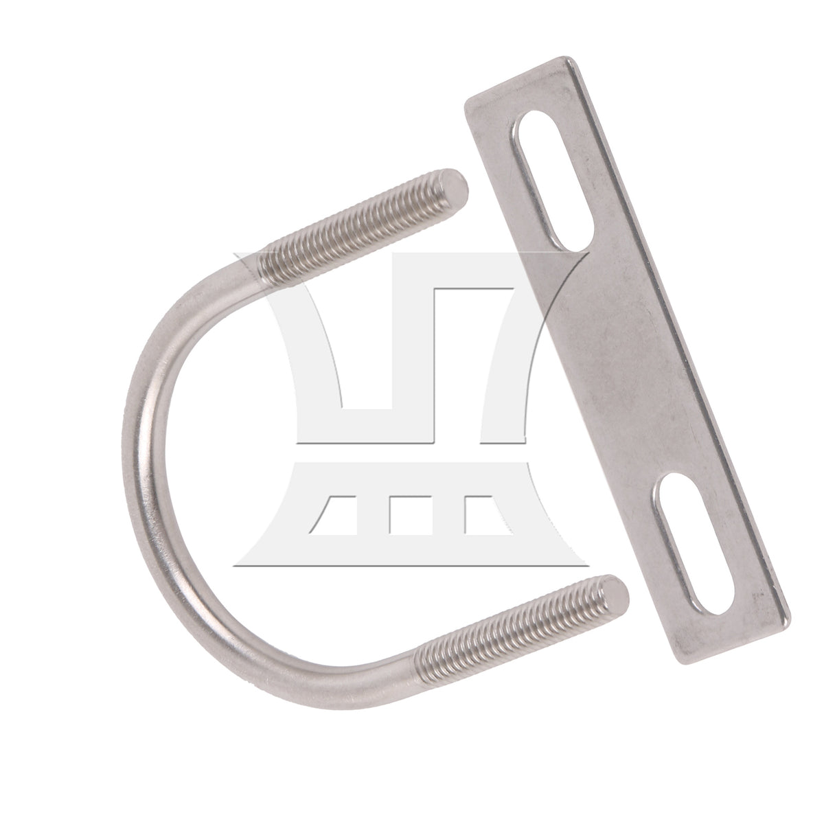 BQLZR Stainless Steel Boat Trailer U-Bolt Nut Set for Industrial Supplies M6x42mm