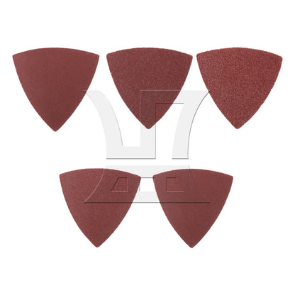 BQLZR 5 Pieces Triangular Sandpaper Pads for Multi Tools 60 80 120 180 240 Grits Set