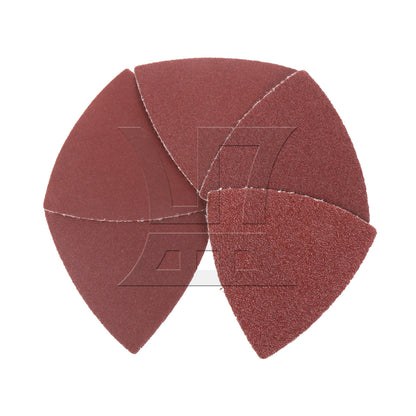 BQLZR 5 Pieces Triangular Sandpaper Pads for Multi Tools 60 80 120 180 240 Grits Set