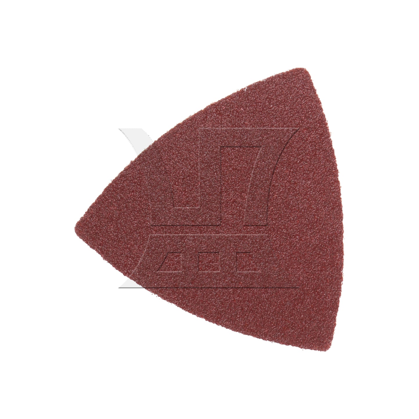 BQLZR 5 Pieces Triangular Sandpaper Pads for Multi Tools 60 80 120 180 240 Grits Set