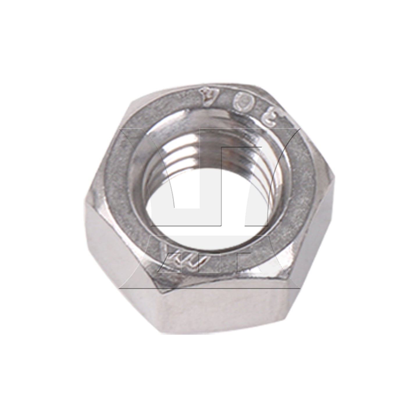 BQLZR 25 Pieces Stainless Steel Hexagon Head Nuts for Home Improvement 1/4-20inch