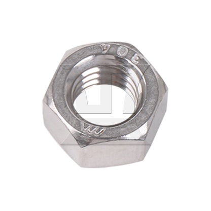 BQLZR 25 Pieces Stainless Steel Hexagon Head Nuts for Home Improvement 1/4-20inch