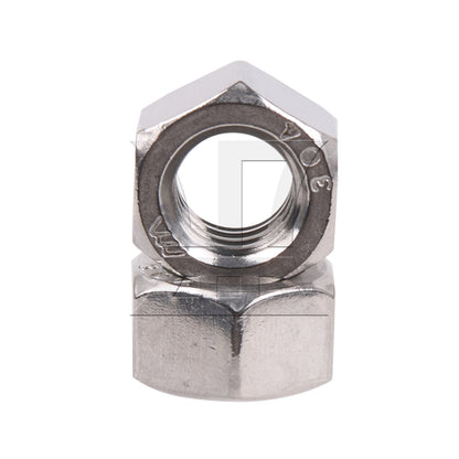 BQLZR 25 Pieces Stainless Steel Hexagon Head Nuts for Home Improvement 1/4-20inch