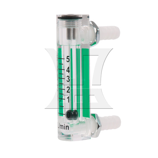 BQLZR Acrylic Oxygen Air Gas Flowmeter Measurement Tool 0-5LPM Replacement for LZQ-1