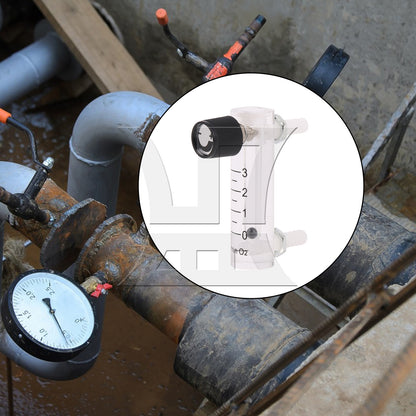 BQLZR Tube Type Acylic Flowmeter Tool LZQ-2 0-3LPM 0.6Mpa for Air Gas Transparent