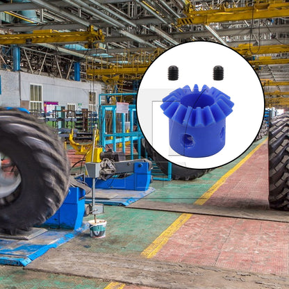 BQLZR Tapered Bevel Pinion Gear 1.5 Module 16 T M12 for Hardware 1:1 Blue Nylon Set