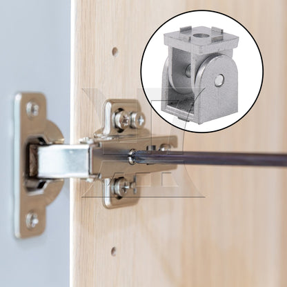 BQLZR 3.2x2cm Zinc Alloy Flexible Pivot Joint Hinges for Aluminum Type 2020