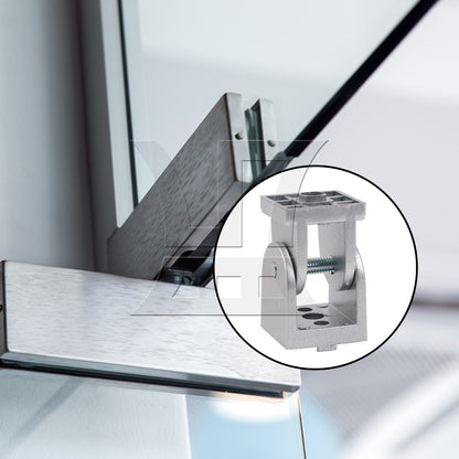 BQLZR Zinc Alloy Flexible Pivot Joint Connector for 3030 Series Aluminum Extrusion