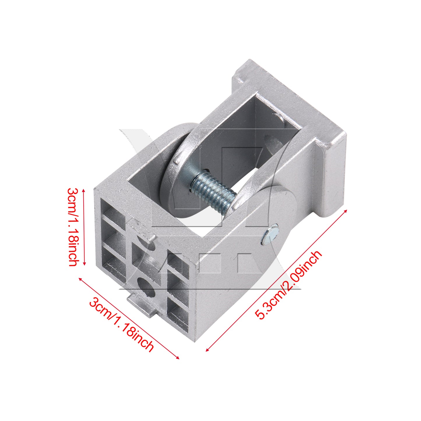 BQLZR Zinc Alloy Flexible Pivot Joint Connector for 3030 Series Aluminum Extrusion