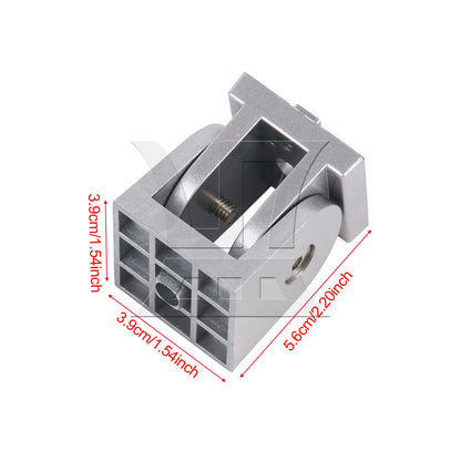 BQLZR Silver Living Hinge 4040 Series Aluminum Extrusion Type Fitting 0.67 Inch