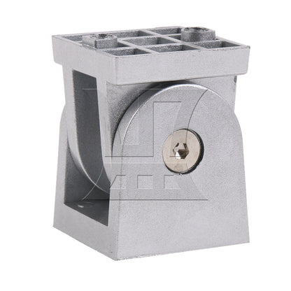 BQLZR Silver Living Hinge 4040 Series Aluminum Extrusion Type Fitting 0.67 Inch
