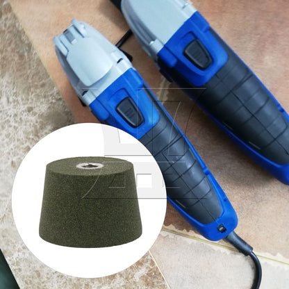 BQLZR Grinding Wheel 100 Grit for Stone Materials M10 Thread 2.41 x 2.87 Inch Green