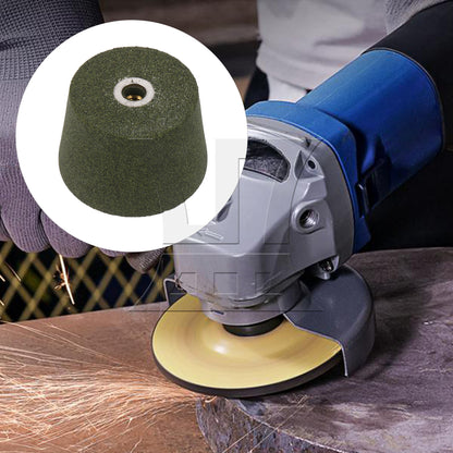 BQLZR Grinding Wheel 100 Grit for Stone Materials M10 Thread 2.41 x 2.87 Inch Green