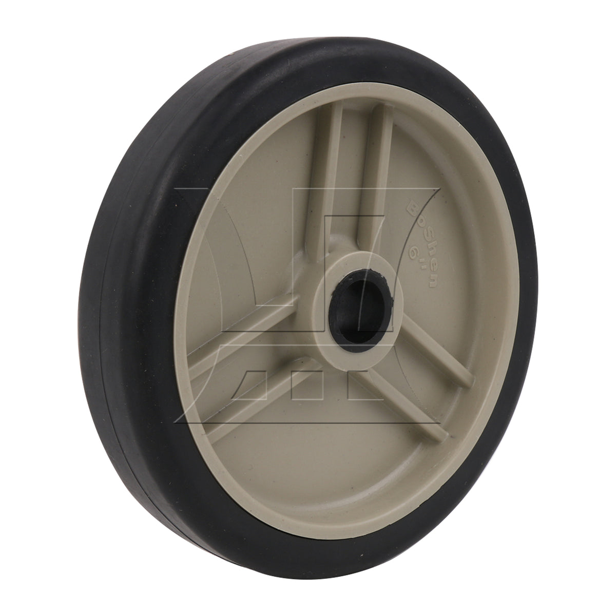 BQLZR 1PC 6 Inch Air Compressor Wheels Casters 16mm Hole Diameter Gray Long Lasting Performance