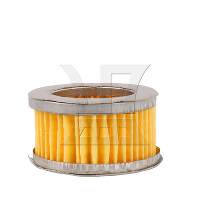 BQLZR 1pc Oil-free Air Compressor Single Mesh Filter Element 65x41x38mm Yellow for Blower