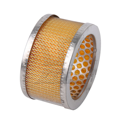 BQLZR 1pc Oil-free Air Compressor Dual Mesh Filter Element 95x70x52mm Yellow for Blower