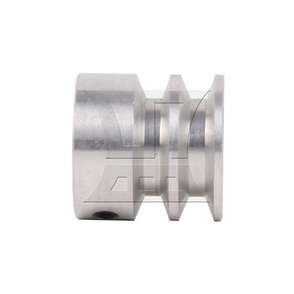 BQLZR 1PC Aluminum Alloy Double Groove Pulley 30mm OD 8mm ID Not Easy to Rust