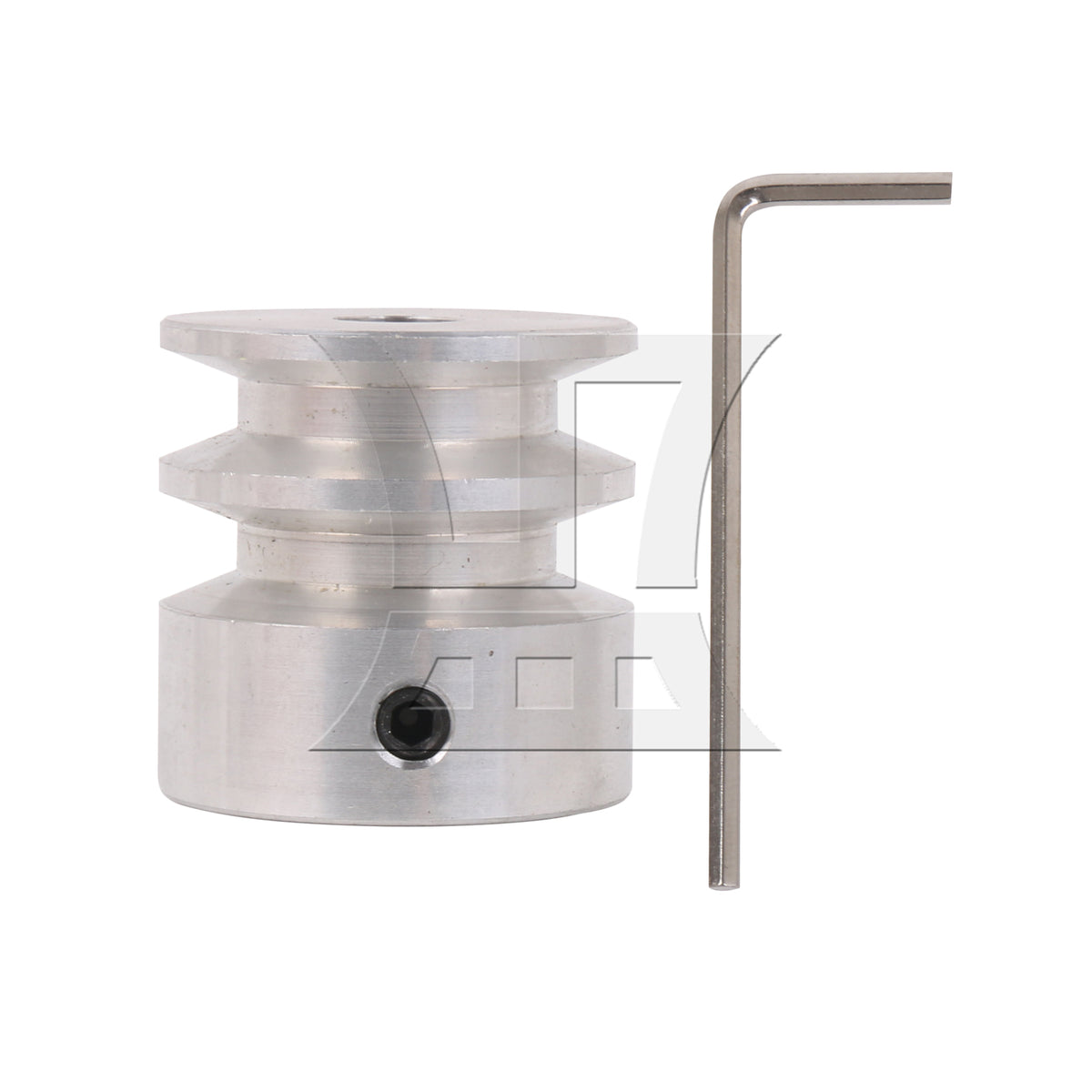 BQLZR 1PC Aluminum Alloy Double Groove Pulley 30mm OD 8mm ID Not Easy to Rust