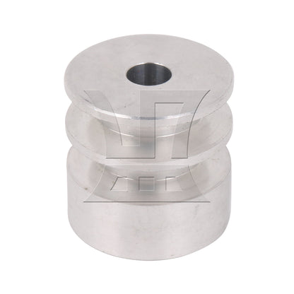 BQLZR 1PC Aluminum Alloy Double Groove Pulley 30mm OD 8mm ID Not Easy to Rust