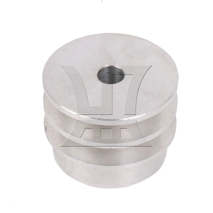 BQLZR 1PC Aluminum Alloy Double Groove Pulley 40mm OD 8mm ID Not Easy to Rust