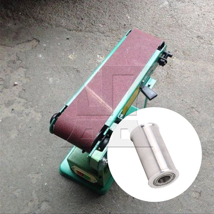 BQLZR 1PC Aluminum Belt Grinder Wheel Double Bearing Drive Wheel for Tool Polishing 56x28x12mm