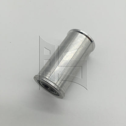 BQLZR 1PC Aluminum Belt Grinder Wheel Double Bearing Drive Wheel for Tool Polishing 56x28x12mm