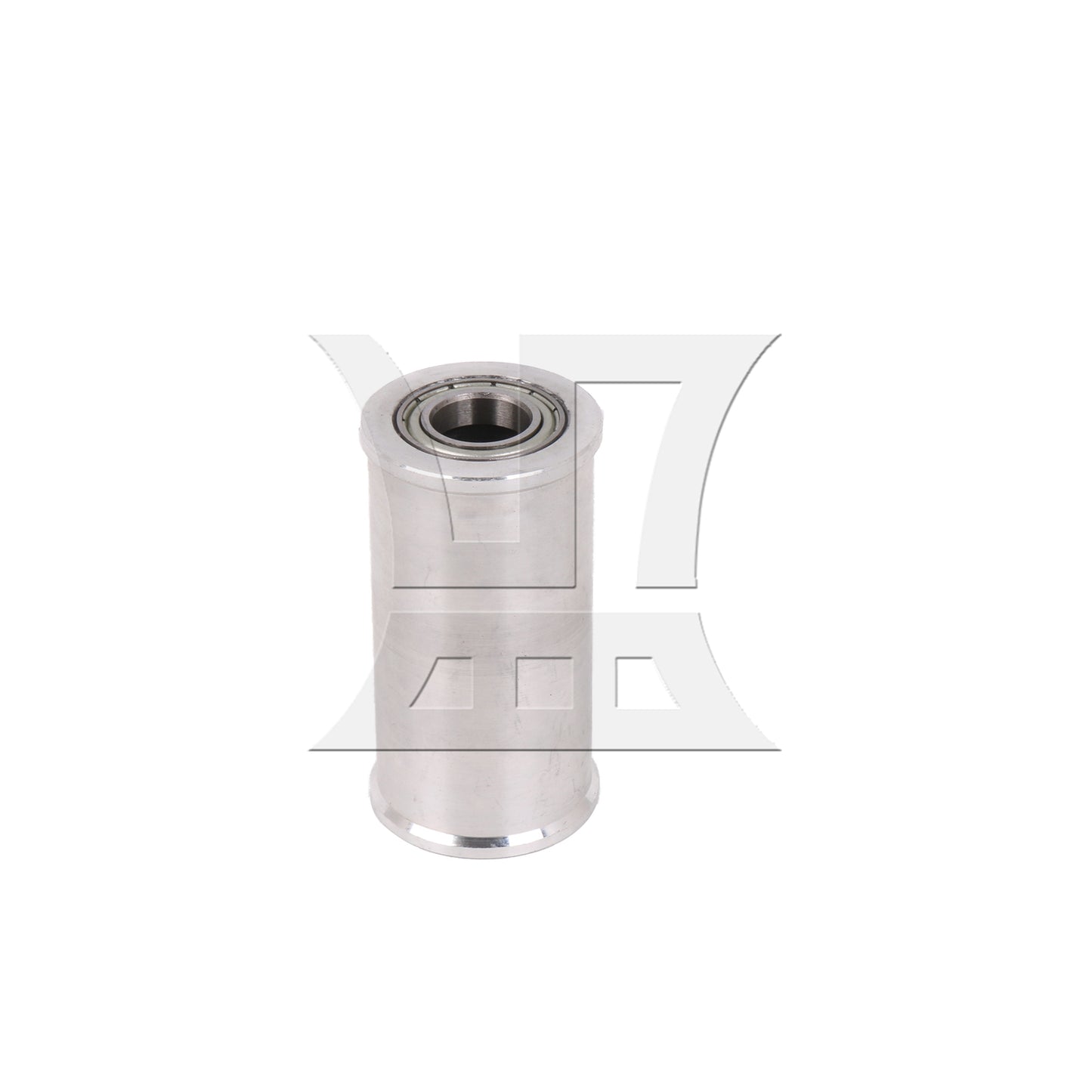 BQLZR 1PC Aluminum Belt Grinder Wheel Double Bearing Drive Wheel for Tool Polishing 56x28x12mm