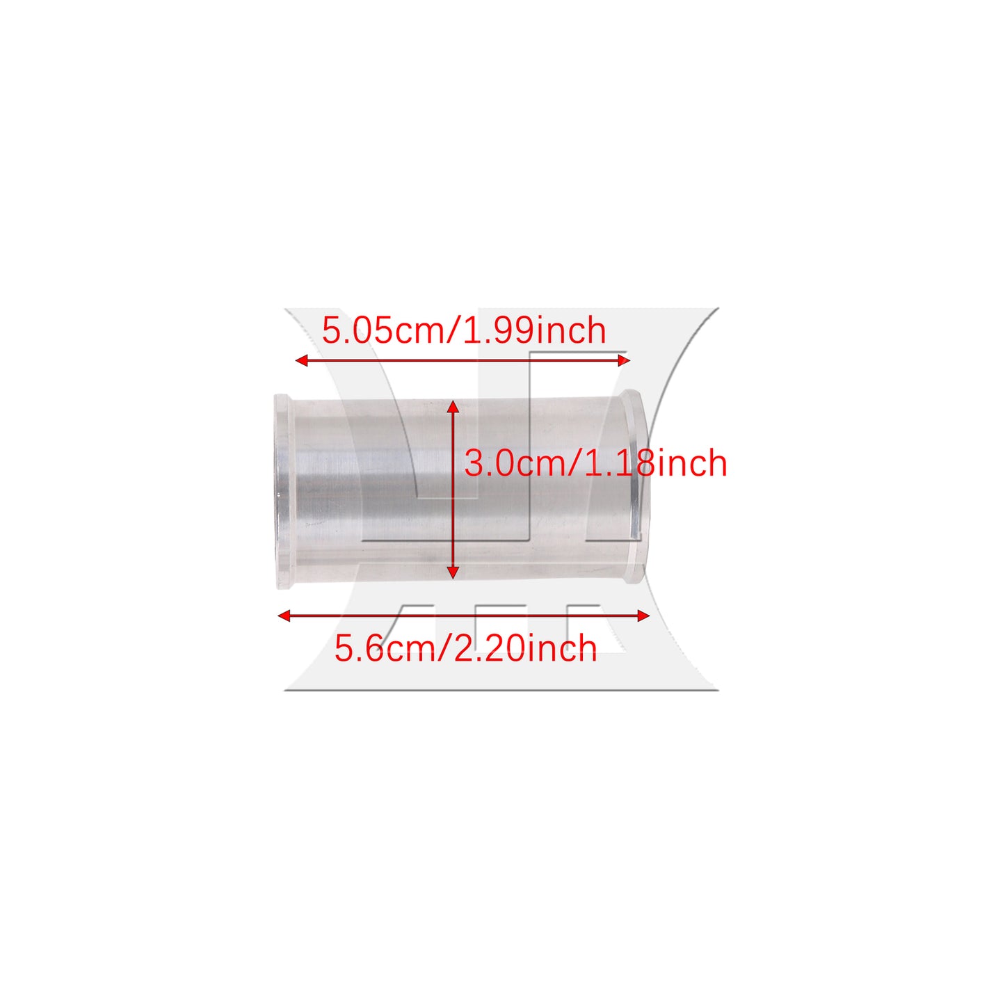 BQLZR 1PC Aluminum Belt Grinder Wheel Double Bearing Drive Wheel for Tool Polishing 56x28x12mm