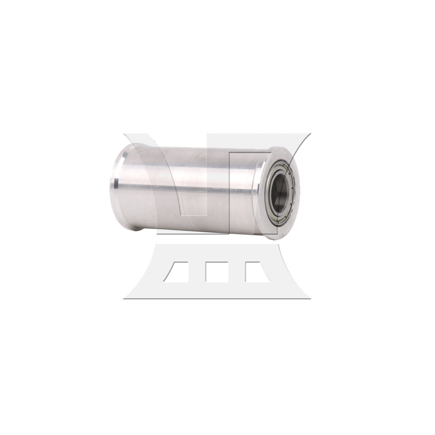 BQLZR 1PC Aluminum Belt Grinder Wheel Double Bearing Drive Wheel for Tool Polishing 56x28x12mm