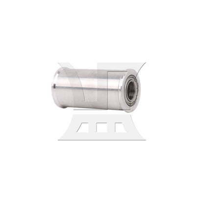 BQLZR 1PC Aluminum Belt Grinder Wheel Double Bearing Drive Wheel for Tool Polishing 56x28x12mm