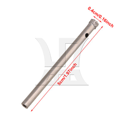 BQLZR 1pc Diamond Hole Drill Bit 4mm for Glass Drilling Ceramic Drilling