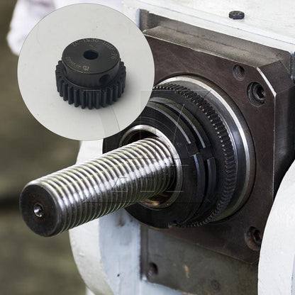 BQLZR 1pc Spur Gear 1 Module 30 T 6mm for Conveying Machinery Automotive Applications