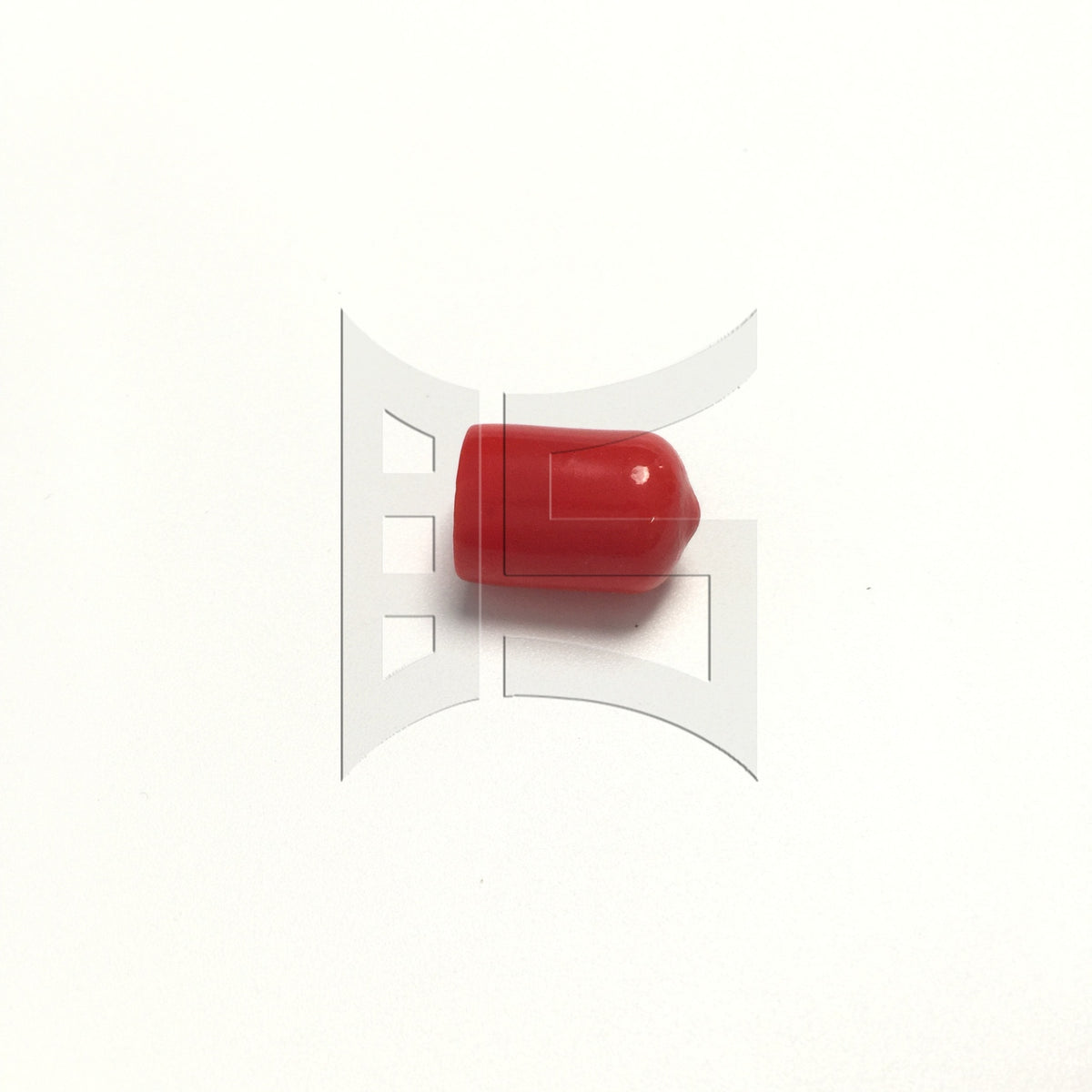 BQLZR 1pc Rubber End Cap 14mm Red for Stainless Steel Braided Hose