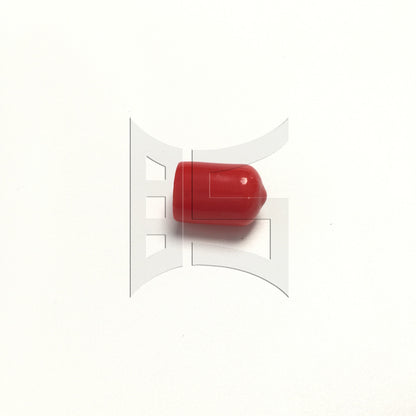 BQLZR 1pc Rubber End Cap 14mm Red for Stainless Steel Braided Hose