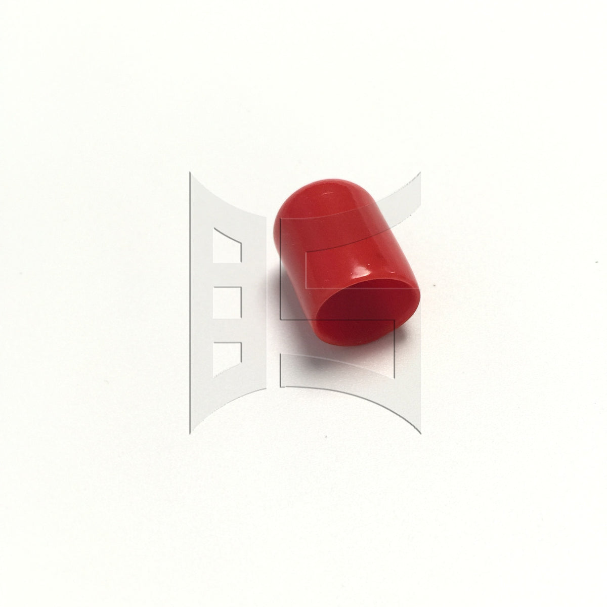 BQLZR 1pc Rubber End Cap 14mm Red for Stainless Steel Braided Hose