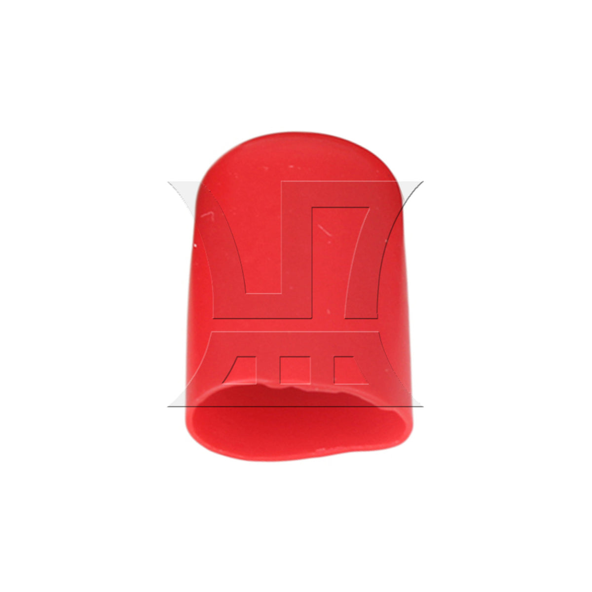 BQLZR 1pc Rubber End Cap 14mm Red for Stainless Steel Braided Hose