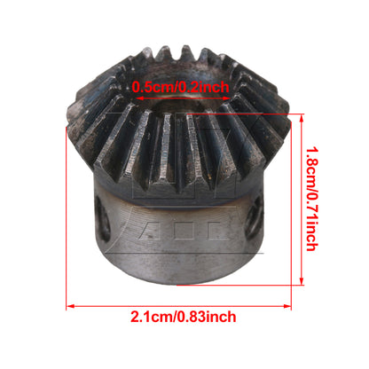 BQLZR 1pc Tapered Bevel Pinion Gear 1 Moldule 20 T 5mm Spin Gear Combination Transmission Accessories