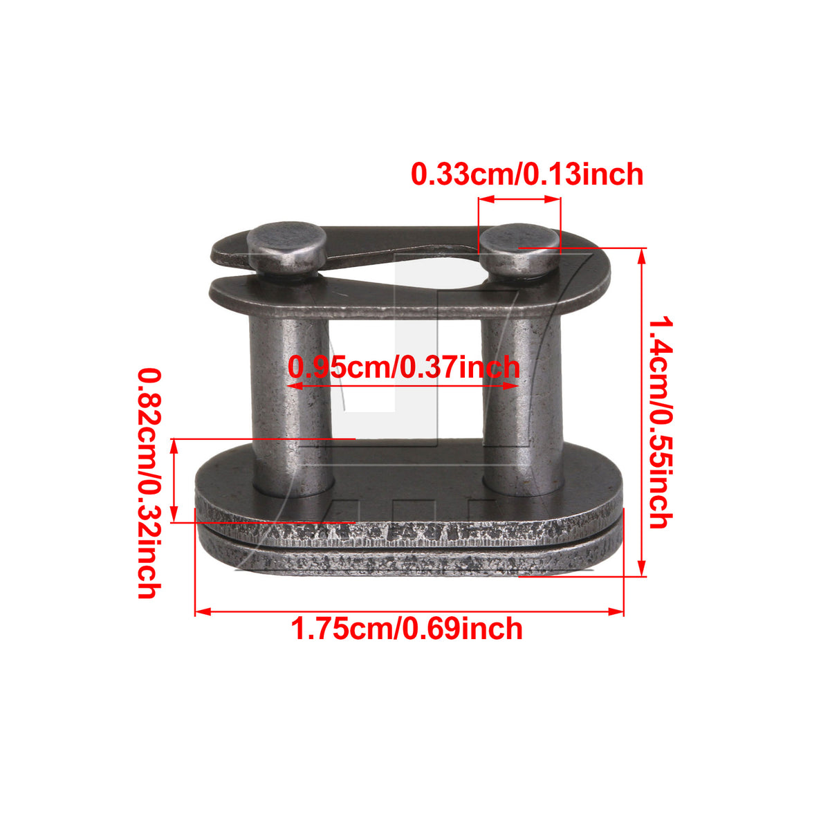 BQLZR 1pc Roller Chain Connector Link 06B Single Row Full Connector for Car Race