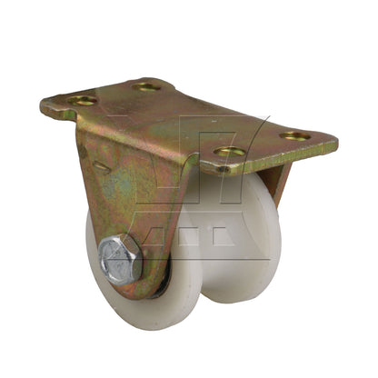 BQLZR U-Shaped Nylon Wheel, 1.2 Inches, Single Load Capacity Of 100 Kg, Suitable For Industrial Machine Tools