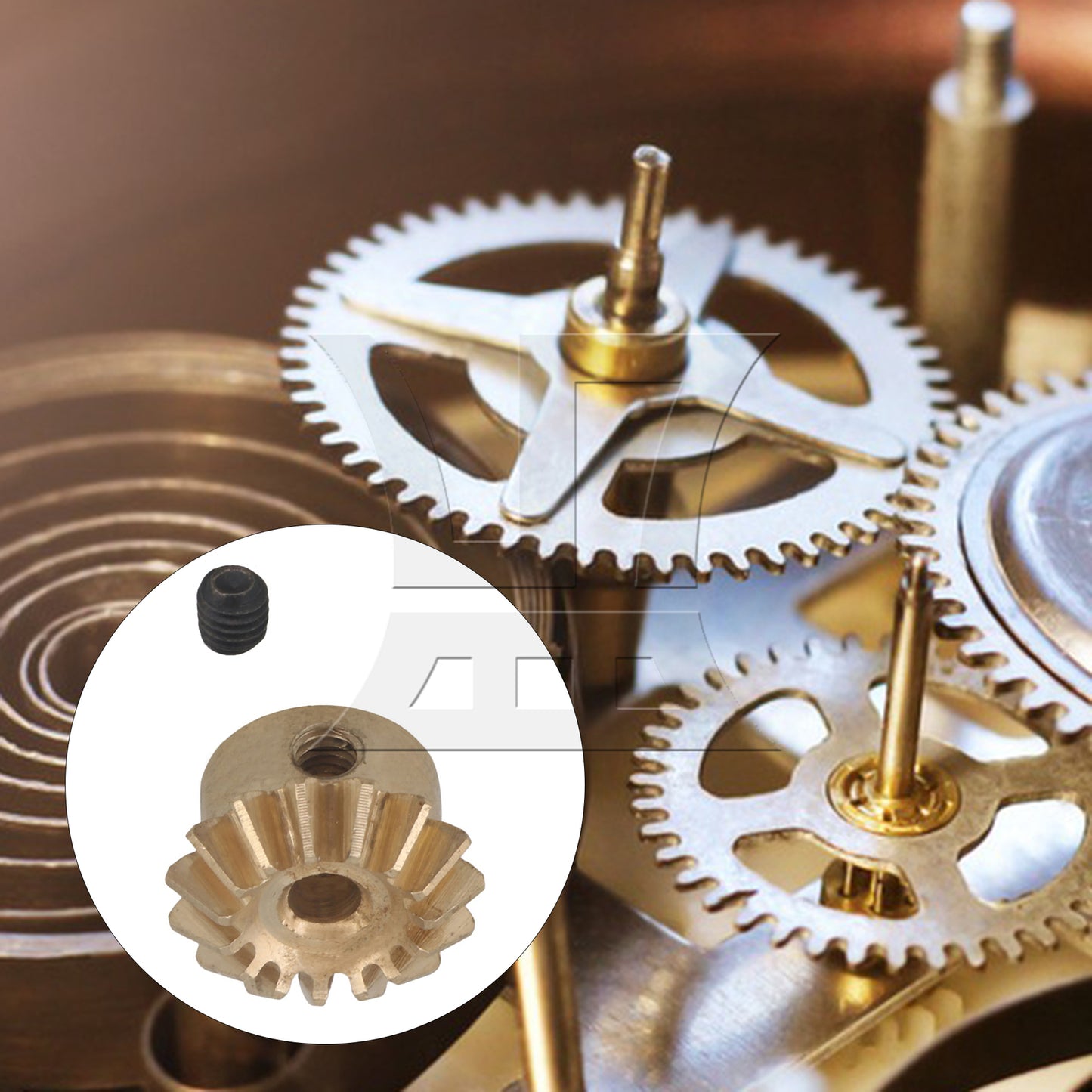 BQLZR Conical Bevel Gear, 0.8 Molds 15 Teeth, 3mm, Suitable For Industrial Conveying