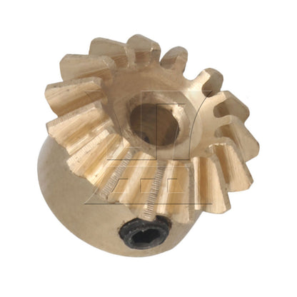 BQLZR Conical Bevel Gear, 0.8 Molds 15 Teeth, 3mm, Suitable For Industrial Conveying
