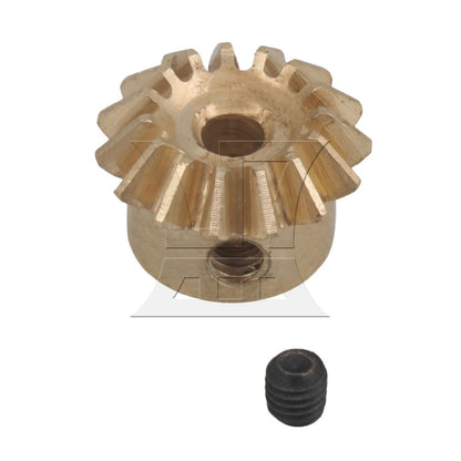 BQLZR Conical Bevel Gear, 0.8 Molds 15 Teeth, 3mm, Suitable For Industrial Conveying