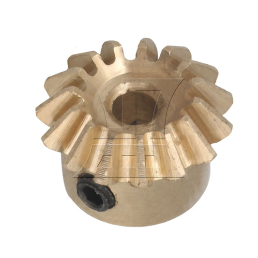 BQLZR Conical Bevel Gear, 0.8 Molds 15 Teeth, 3mm, Suitable For Industrial Conveying