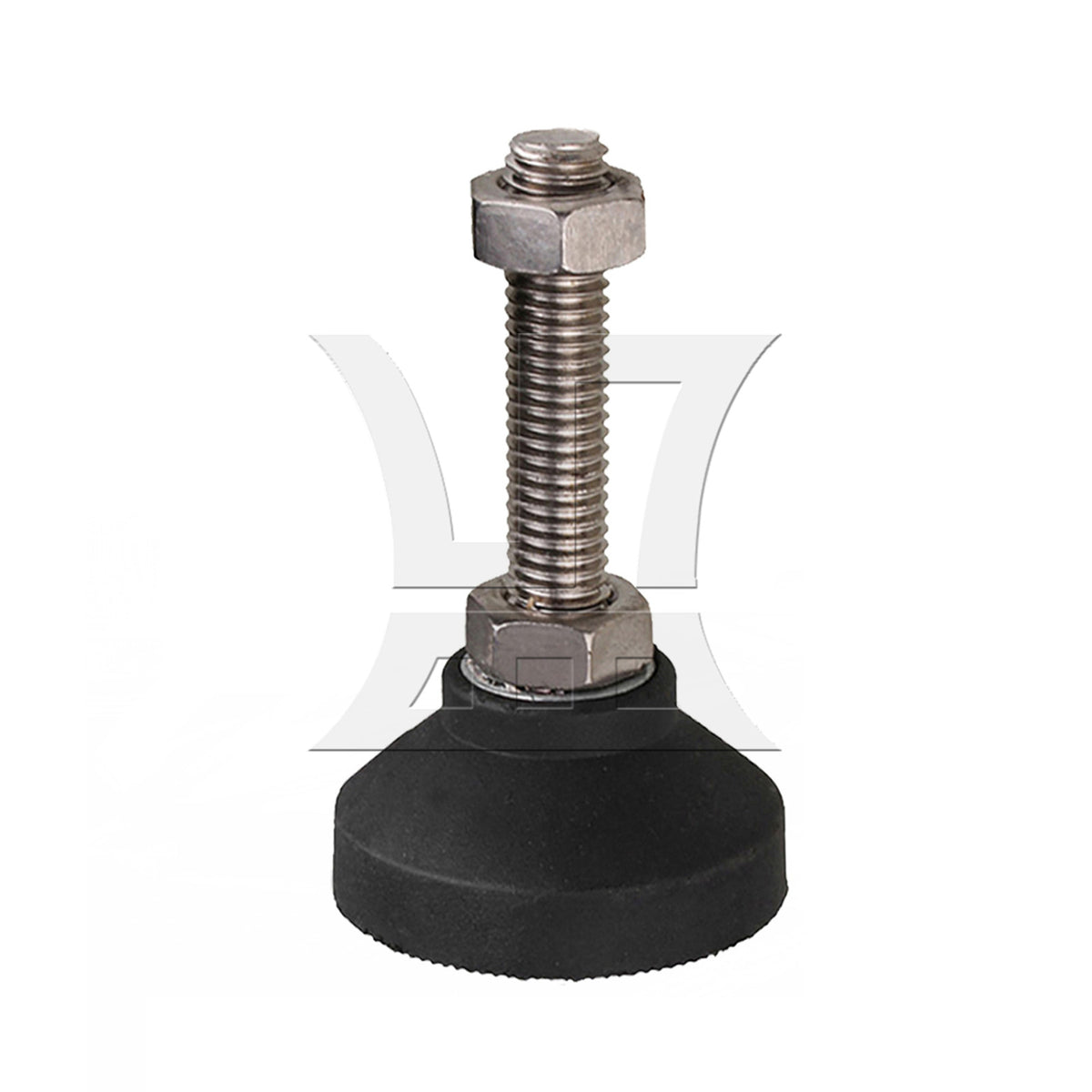 BQLZR 1pc Furniture Leveling Feet M10 x 53mm Fixed Anchor Screws Shock-Proof and Anti-Slip Pads High Base