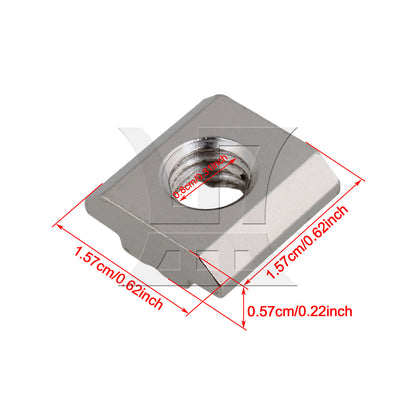 BQLZR 1pc European Standard Slider Nut of 30 Type M8 Quick Install Slider