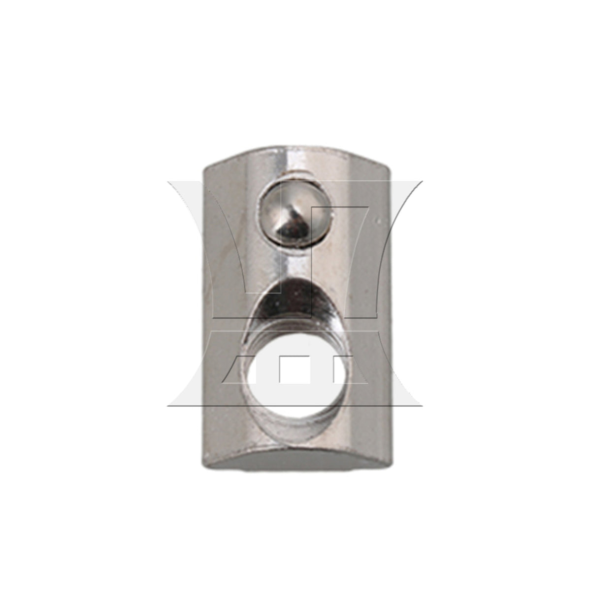BQLZR 1pc 40 Section European Standard Elastic Nut Block M8 Aluminum  Sliding Block