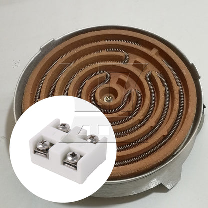 BQLZR Ceramic Terminal Block, 2-Position, Suitable For Electric Heating Equipment