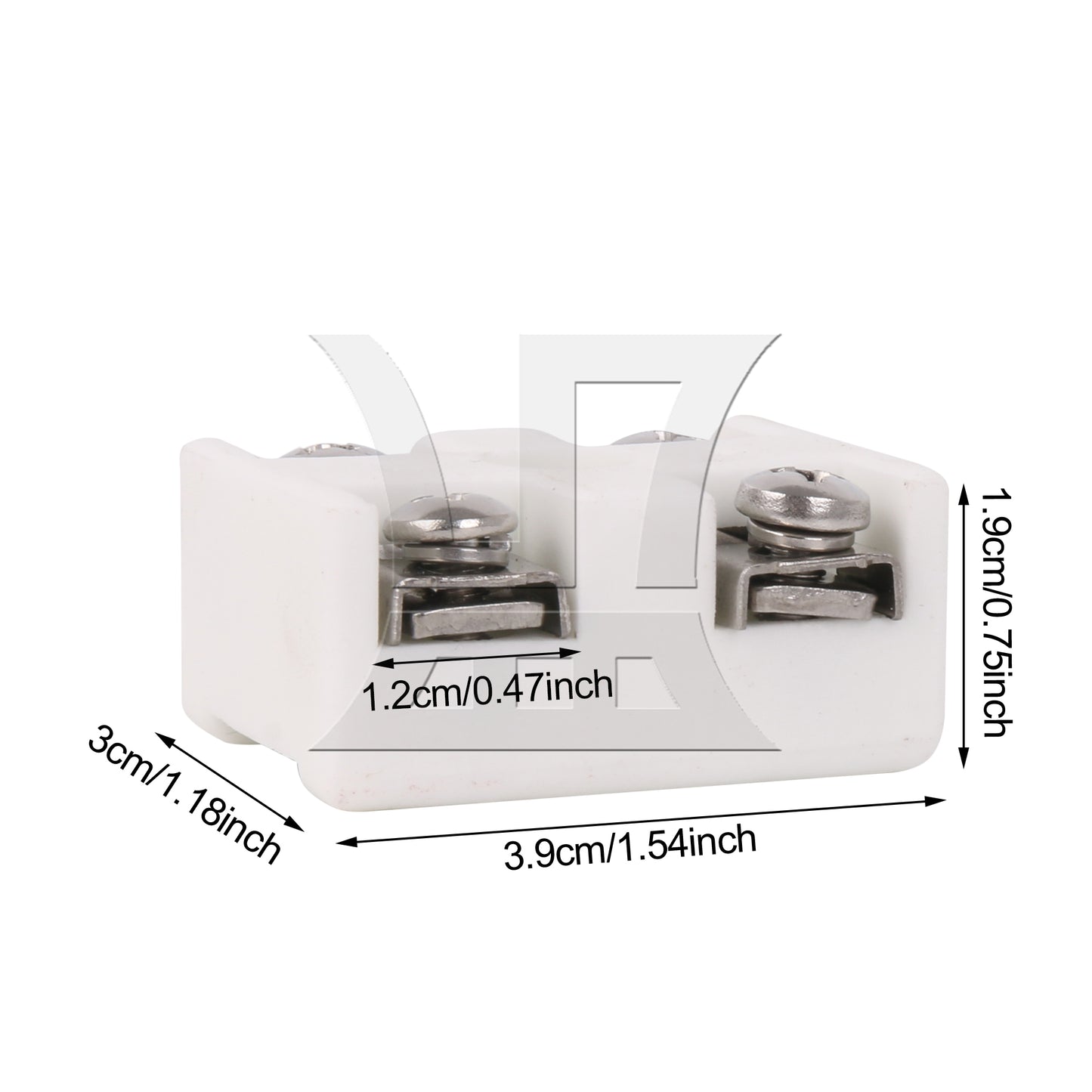 BQLZR Ceramic Terminal Block, 2-Position, Suitable For Electric Heating Equipment