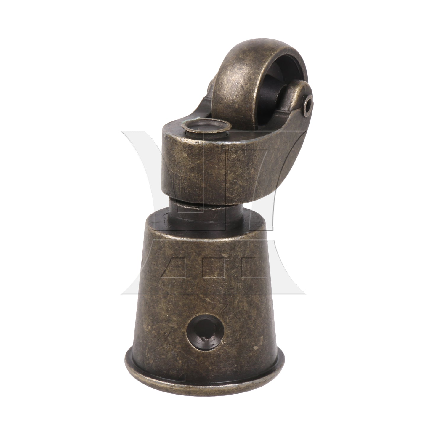 BQLZR 1PC Antique Brass Round Cup Caster 25mm Wheel for Furniture Feet 32.5 Outter Width 25mm Inner Width